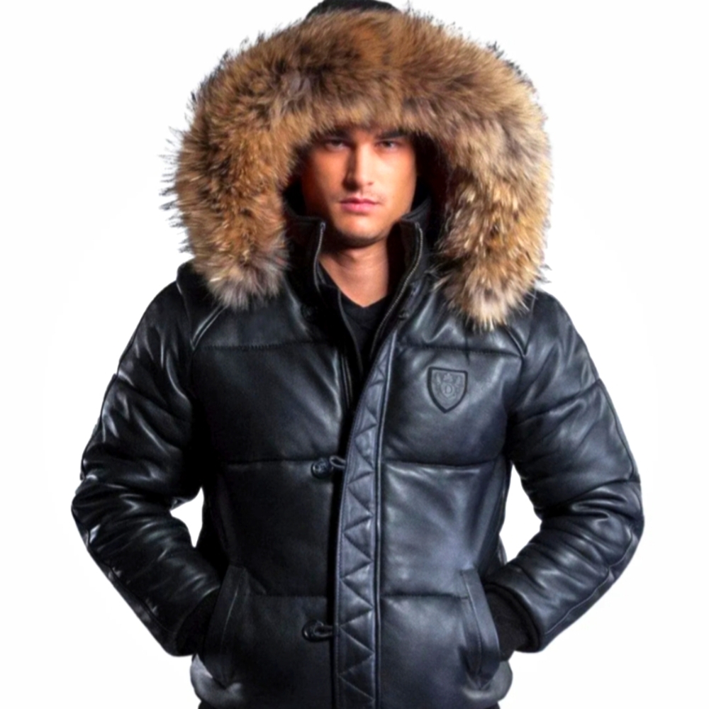 Dimitri genuin leather with natural fur